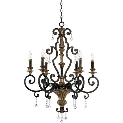 Quoizel Lighting Marquette 6 - Light Chandelier in  Heirloom