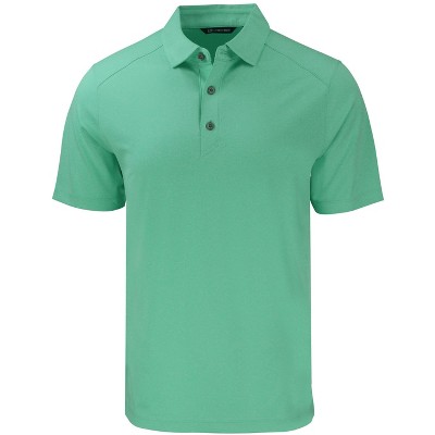 Cutter & Buck Forge Eco Stretch Recycled Mens Polo - Fresh Mint Heather ...