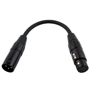Pig Hog Lighting Cable DMX Adapter 5-pin(F) to 3-pin(M) XLR 6 in. - 1 of 1