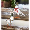 Evergreen Holiday Dove Metal Garden Statues, Set of 2-Indoor/Outdoor Christmas Decorations - 2 of 4