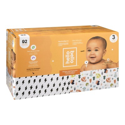 Photo 1 of Hello Bello Diapers Size 3 Lightning Bolt/Animal Design - 92 ct