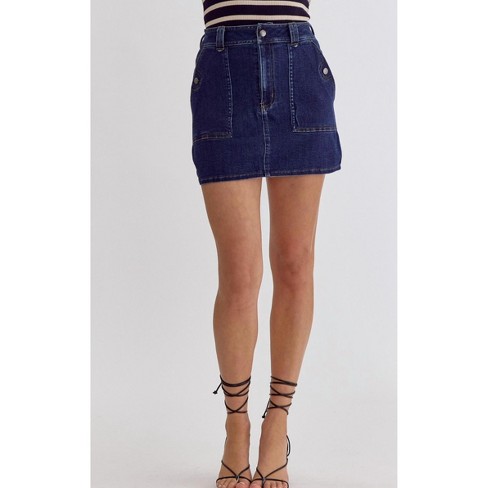 Women's Denim Skirt - entro - image 1 of 4