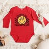 The Juniper Shop SmileyWorld Pretty Fly For A Little Guy Long Sleeve Bodysuit - NB - Red - 3 of 4