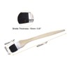 Unique Bargains Soft Bristle Long Wooden Handle Curved DIY Wall Paint Brushes 3 Pcs - 2 of 4