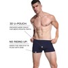 TIME HOLLOW Navy Blue Classic Bamboo Viscose Boxer Briefs - 3 of 3