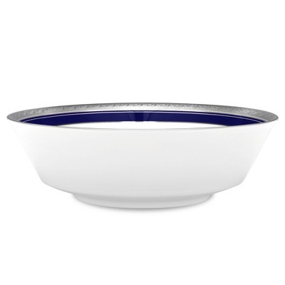 Noritake Crestwood Cobalt Platinum Large Round Vegetable Serving Bowl ...