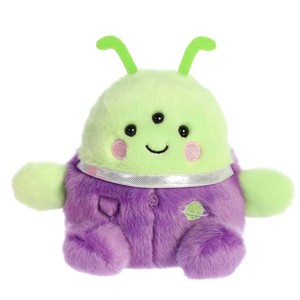Aurora Mini Zorg Green Alien Palm Pals Adorable Stuffed Animal Green 4.5" - 1 of 4