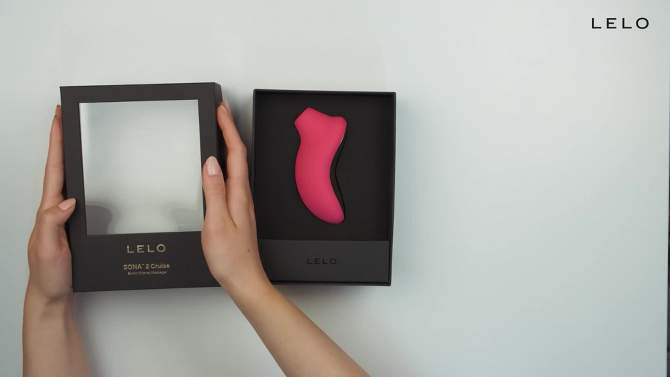LELO SONA Rechargeable and Waterproof Clitoral Stimulator - Cerise, 2 of 5, play video
