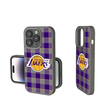 Keyscaper NBA Plaid Soft Touch Cell Phone Case for iPhone 15 Plus