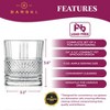 Barski Double Old Fashioned Tumbler Whiskey Glasses, Made with Fine European Craftmanship, Dishwasher Safe, 10.5 oz - 4 PK - 4 of 4