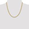 Black Bow Jewelry 3.75mm 14K Yellow Gold Solid Lightweight Flat Curb Chain Necklace - 2 of 4