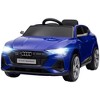 Aosom 12V Kids Electric Ride On Audi Sports Car, Battery Powered Toy w/ Parent Remote Control, Lights, Music, and Horn, for 3-5 Years Old - 4 of 4