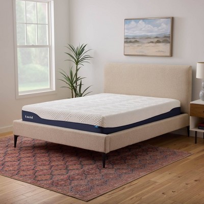 Lucid Comfort Collection Gel & Aloe Vera 10" Hybrid Memory Foam Mattress