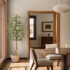 Olive Trees Artificial Indoor, 6FT Tall Olive Tree Plants, Faux Olive Tree with Realistic Trunk, Leaves, Fruits for Home Office Decor - 2 of 4