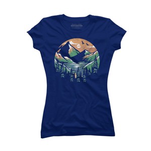 Junior's Design By Humans Happiness Place By orangedan T-Shirt - 1 of 3
