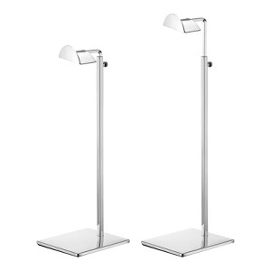 Unique Bargains Stainless Steel Home Retail Store Adjustable Height Clutch Purse Display Stands 2 Pcs - 1 of 4