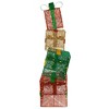 Northlight LED Lighted Stacked Christmas Gifts Outdoor Decoration - 53" - Warm White - 4 of 4