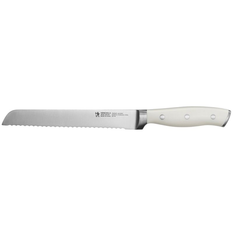 Henckels Forged Accent 8-inch Bread Knife - White Handle, 1 of 4