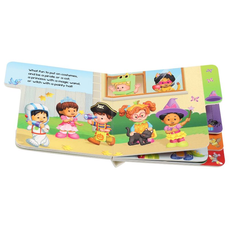Fisher Price Little People: Trick or Treat - (Board Books with Tabs) by  Editors of Studio Fun International (Board Book), 4 of 6