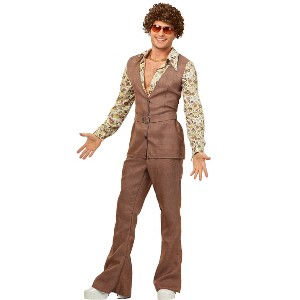 HalloweenCostumes.com Men's 70's Vest Costume - 1 of 1
