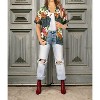 HAPPY BAY Hawaiian Shirts Womens Casual Summer Beach Party Short Sleeve Vacation Collared Blouses Dress Tee Shirts Tops for Women - 2 of 4