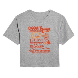 Women's - Star Wars - Boba Bbq Cropped Graphic T-Shirt - 1 of 4