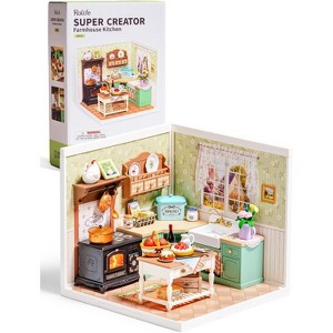 Rolife Farmhouse Kitchen Super Creator Kits, Tiny House Building
