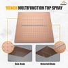 CASAINC 16 inches Ceiling Square Mounted Luxury Shower System with Handheld Spray & 5 Spray Pattern, Brushed Gold - 3 of 4