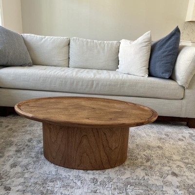 Flyte Oval Coffee Table - Natural - Safavieh : Target