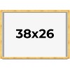 PosterPalooza | Minimalist Shadow Box Gold Picture Frame - UV Acrylic, Backing Board, Hanging Hardware - 2 of 4
