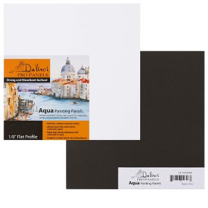Jerry's Artarama Da Vinci Aqua Pro Panels - 1/8" Thick Rigid Watercolor Board with Acid-Free Surface, Clay-Infused Gesso, Ideal Watercolor Boards for - 1 of 4