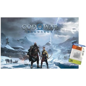 Trends International God Of War - Key Art Unframed Wall Poster Prints - 1 of 4