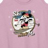 Women's - Disney - Ski With Me Graphic Racerback Tank - 2 of 4
