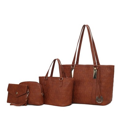 MKF Collection Arya Signature Vegan Leather Tote Bag for Women Versatile Handbag Purse by Mia K