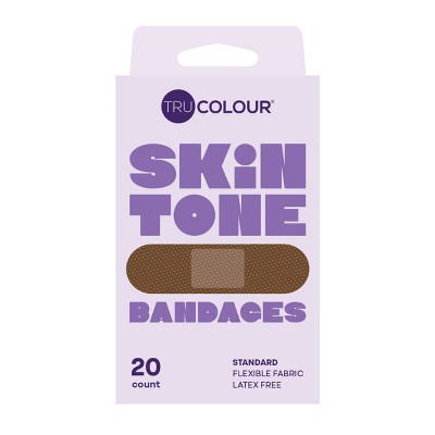 me4kidz Tru Colour Fragrance free Adhesive Bandages - Purple - 20ct