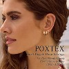 Small Sterling Silver Huggie Hoop Earrings Set for Women, 14K Gold Plated Hoops Stacks for Multiple Piercings - 2 of 4