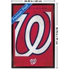 Trends International MLB Washington Nationals - Logo 25 Framed Wall Poster Prints - 3 of 4
