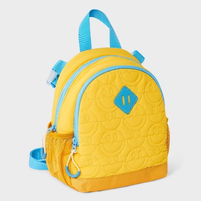 Kids' Mini Adaptive Smiley Quilted Backpack - Cat & Jacki: Softside, Adjustable Strap, 5 Years+, 33" Max Strap Length - image 2