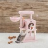 Cat Tree CatTower for Large Cats - 37.8-Inch Multi-Level Cat Condo with Widened Perch and 2-Door Cat Cave - 4 of 4