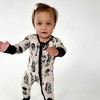 tiny knot co. Newborn, Infant Gender Neutral Buttery Soft Convertible Romper Foldover Mittens & Footies with Grippers TENCEL Modal One Piece Pajamas - 3 of 4