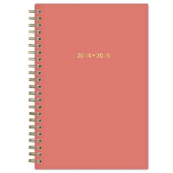 Color Me Courtney for Blue Sky 2024-25 Weekly/Monthly Planner 8"x5" Solid Bright Coral