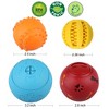 Prime Pets Dog Treat Ball, 4 Pack Interactive Food Dispensing Puppy Puzzle Toy - 4 of 4