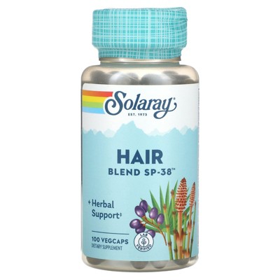Solaray Hair Blend SP-38, 100 VegCaps