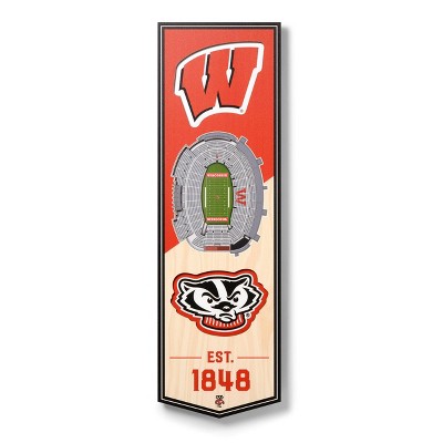 NCAA Wisconsin Badgers 6"x19" Stadium Banner