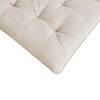 Vynxaria 27"x74" Ivory Poly Chenille Lounge Floor Pillow Cushion - Comfort on the Go - 4 of 4