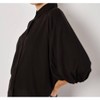 Women's SEAM DETAIL PUFF SLEEVE SHIRT - APRICOT - 3 of 4