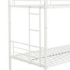 NicBex Twin Size Bunk Bed Metal Bed Frame with Trundle, Ladder and Full Length Guardrail, No Box Spring Required - 3 of 4