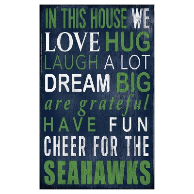 NFL Fan Creations In This House Sign