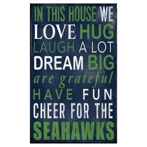 NFL Fan Creations In This House Sign - 1 of 1