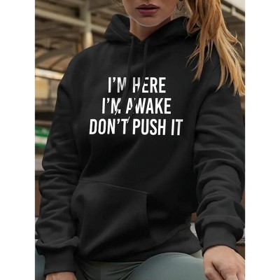 Coolmee Womens Oversized Hoodies Sweatshirts Long Sleeve Pullove Winter Outfits Clothes with Front Pocket